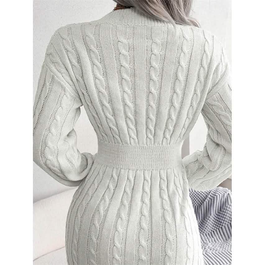 Robe-pull fourreau pour femme