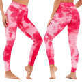 Legging de Yoga Taille Haute Effet Ventre Plat et Push-up Tie-Dye pour Femme