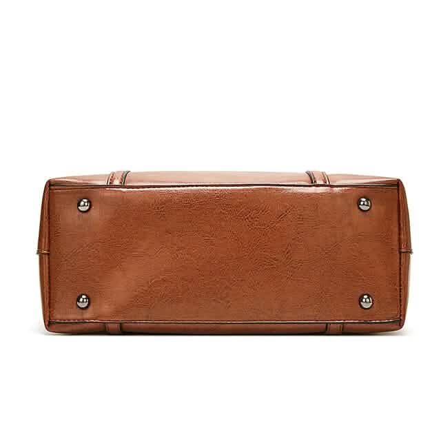 Sac fourre-tout à bandoulière en cuir PU pour femme