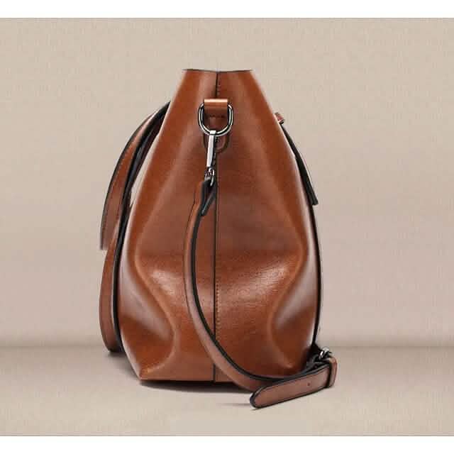Sac fourre-tout à bandoulière en cuir PU pour femme