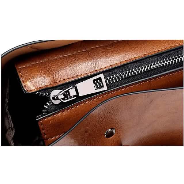 Sac fourre-tout à bandoulière en cuir PU pour femme