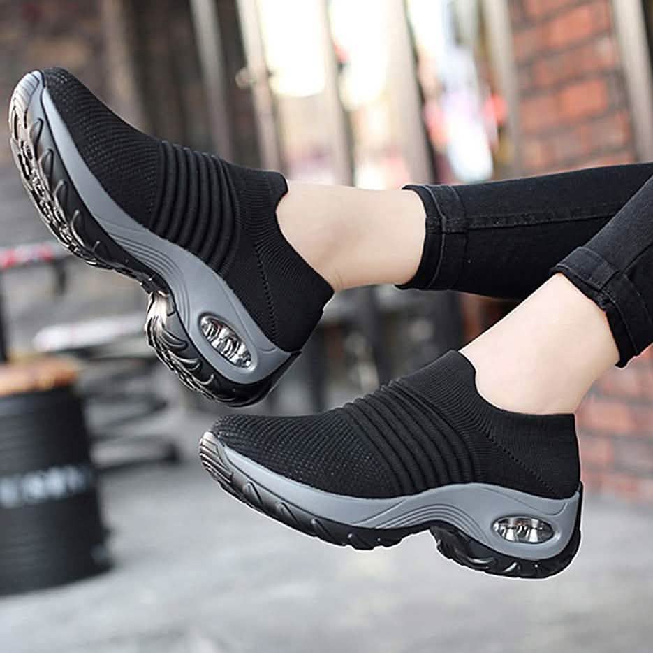 Baskets chaussettes pour la marche femme