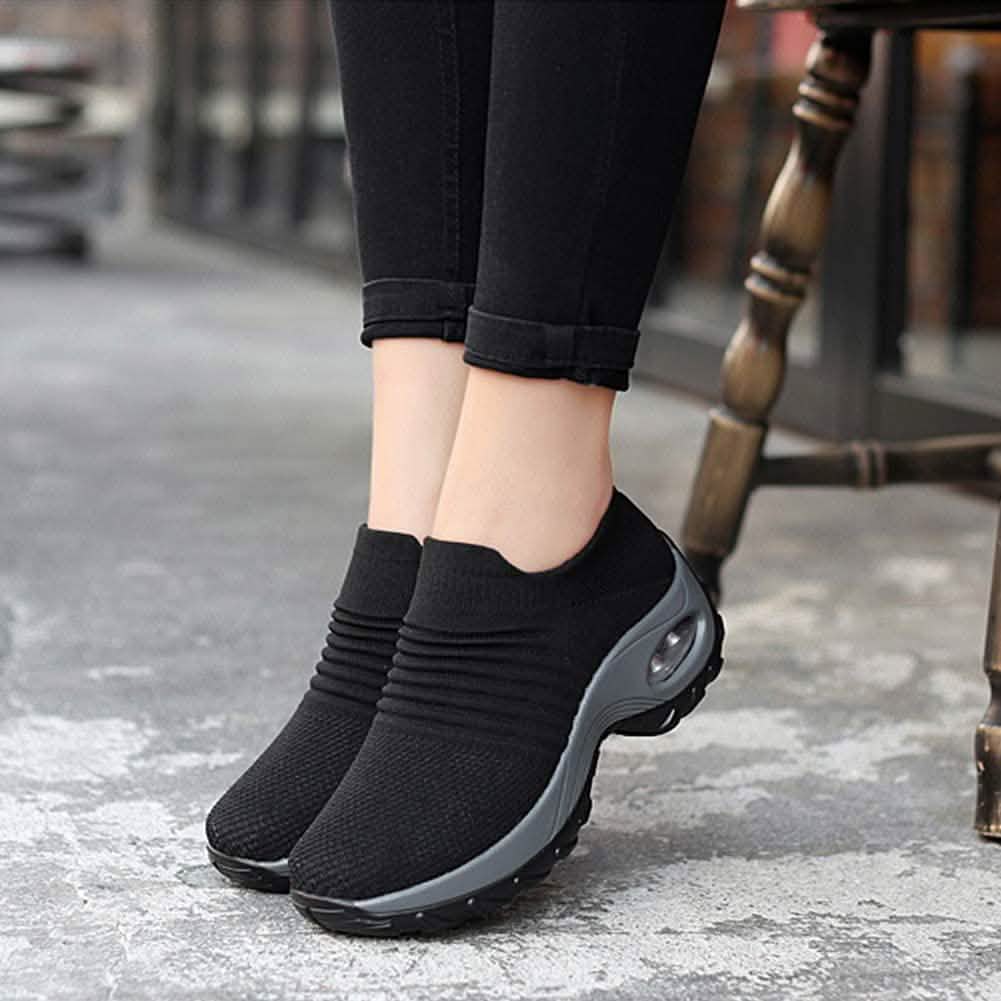 Baskets chaussettes pour la marche femme