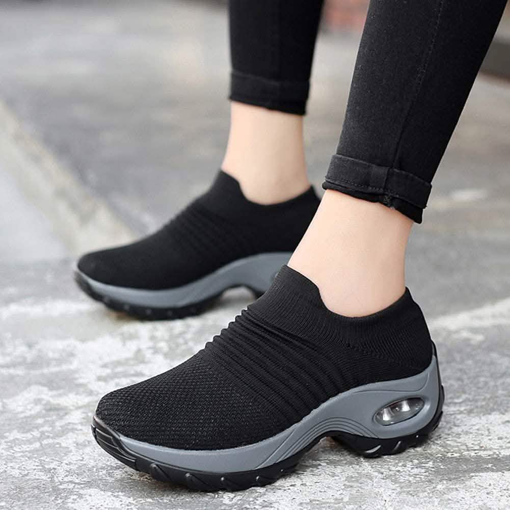 Baskets chaussettes pour la marche femme