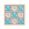 Wood Tic-Tac Toe XOXO Board Game