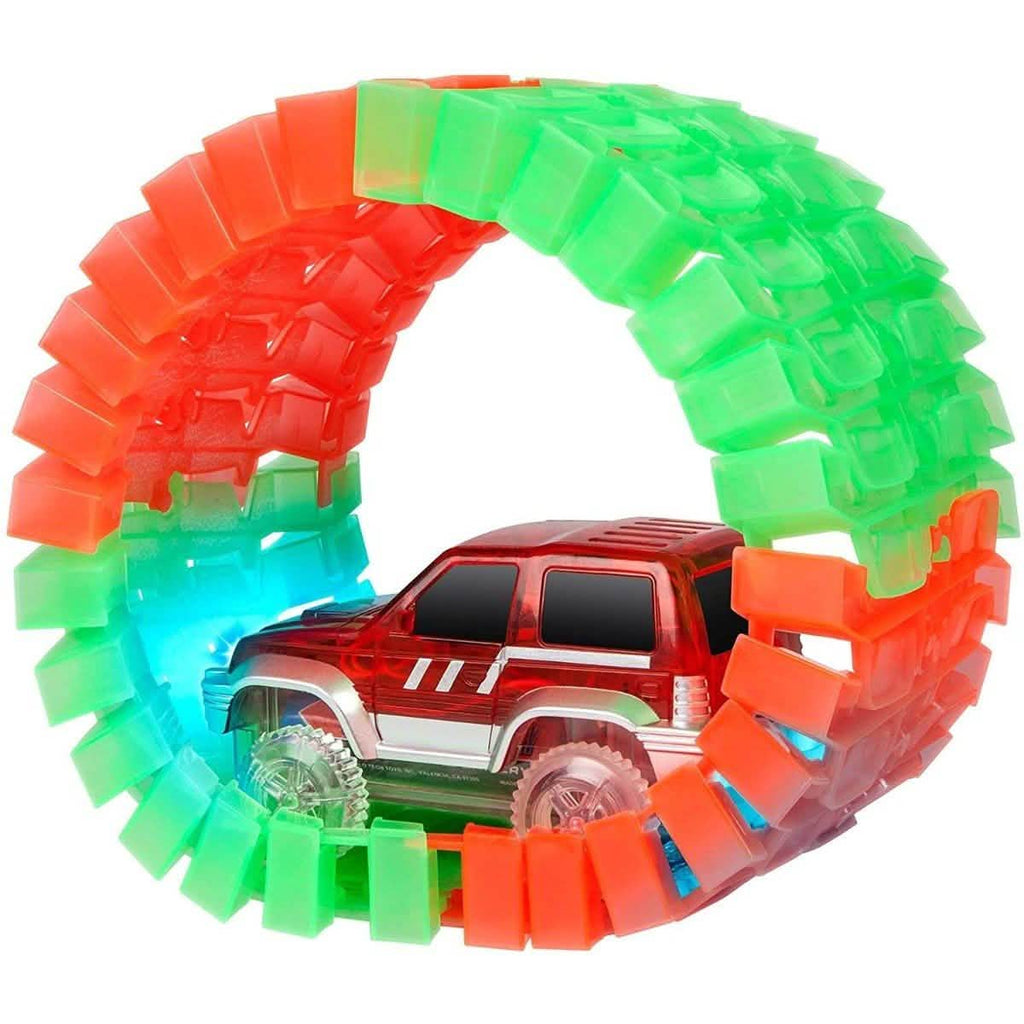 Circuit flexible Galaxy World Tech Toys avec voiture lumineuse