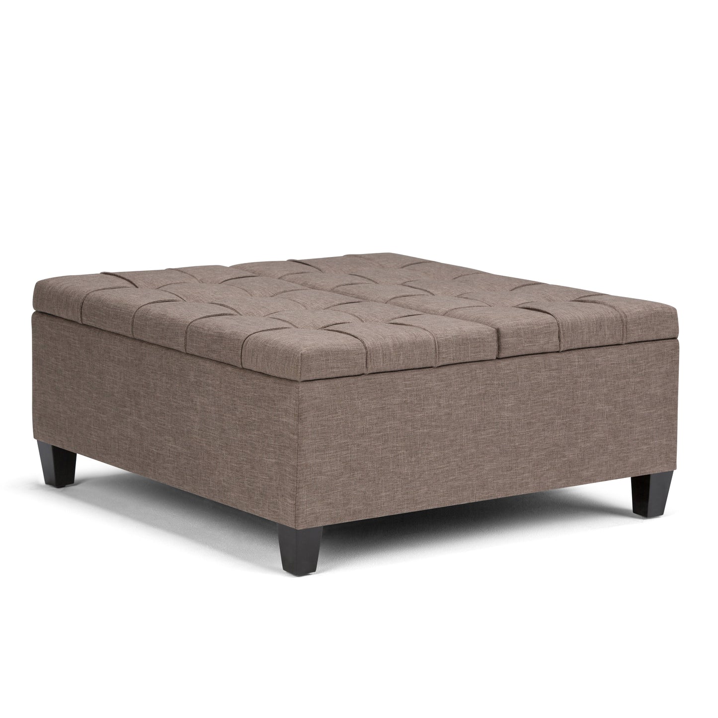 Harrison Coffee Table Storage Ottoman - Fawn