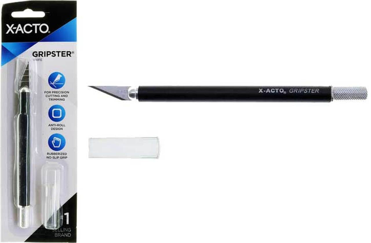 Les outils à fondants préférés de Karolyn - Couteau Gripster noir X-ACTO 428854 (X3627)