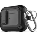 Coque X-Armor pour AirPods 3ème Génération avec Couvercle Verrouillable | Étui de Protection avec Mousqueton (AirPods Gen 3)