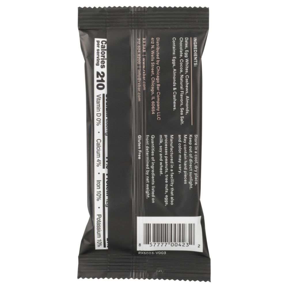 RXBAR: Chocolate Sea Salt Protein Bar, 1.8 oz