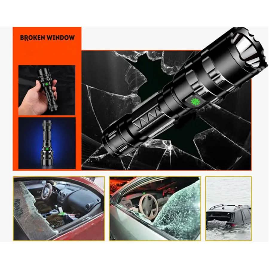 Lampe torche LED XANES 1102 L2 5 modes 1600 Lumens USB Rechargeable pour Camping et Chasse