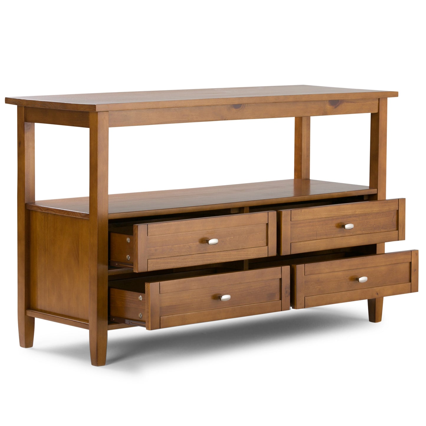 Warm Shaker 48 Inch Wide Solid Wood Console Sofa Table