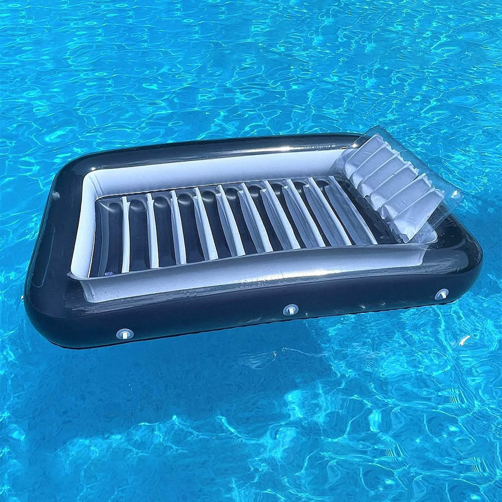 XL Floating Pool Bed, Inflatable Water Lounger Raft