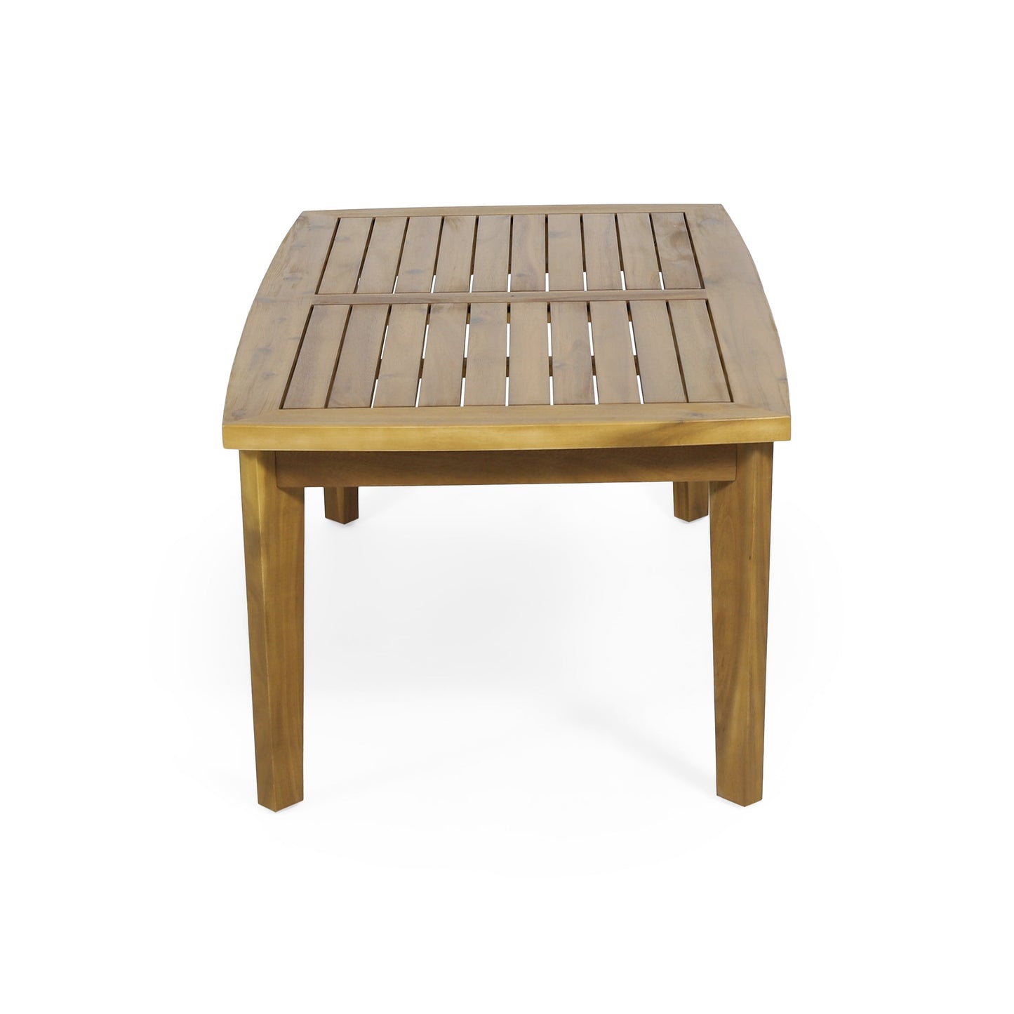 Outdoor Acacia Wood Rectangular Patio Coffee Table