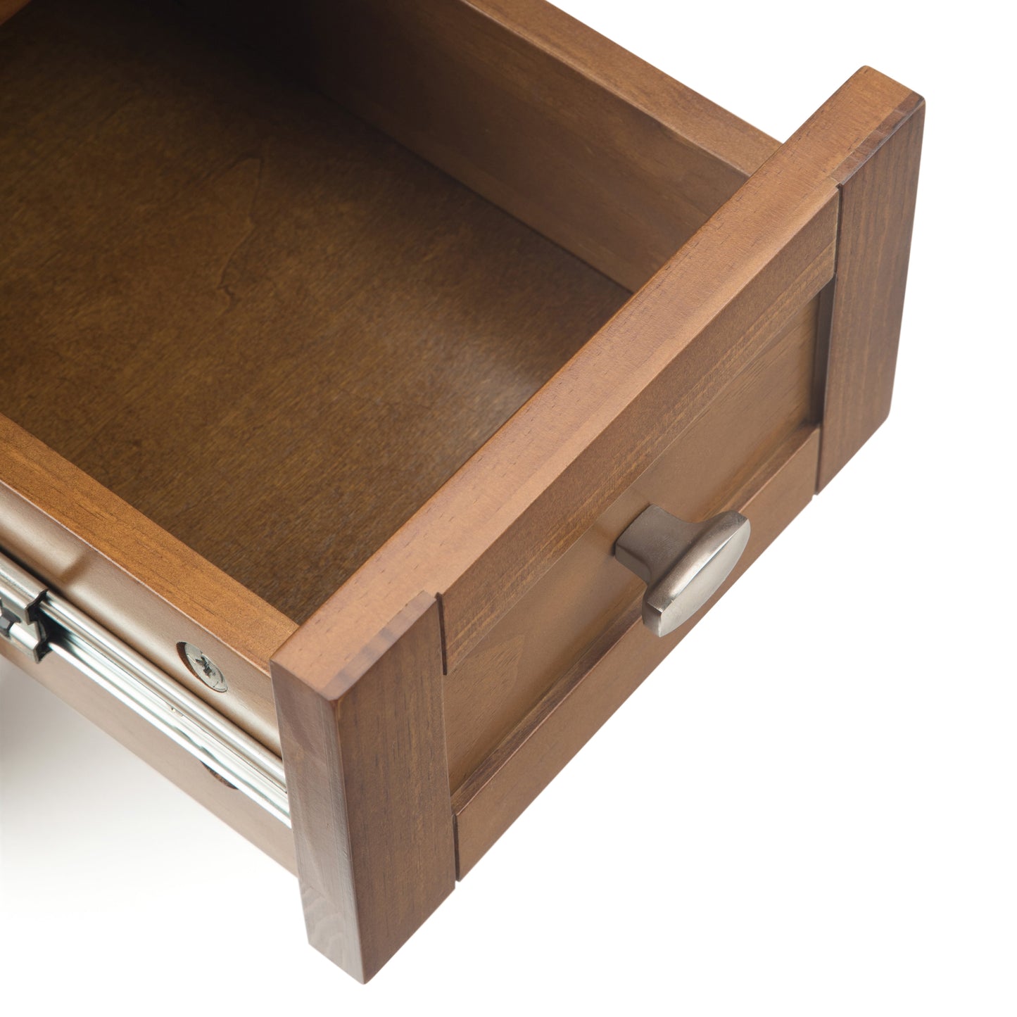 Warm Shaker Solid Wood 14 Inch Wide Side Table in Light Golden