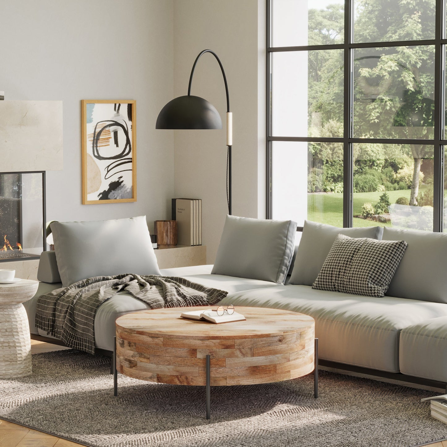 Rayburn Drum Coffee Table