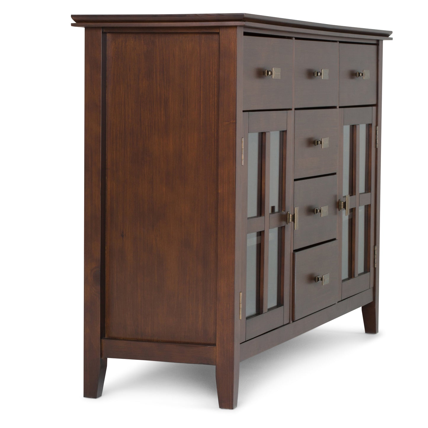 Artisan Solid Wood Sideboard Buffet in Russet