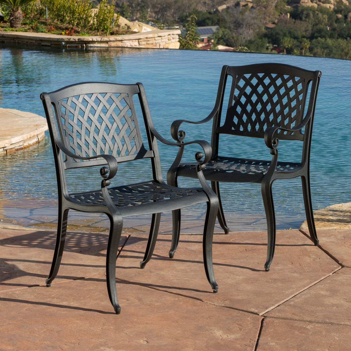 Cayman Arch Mesh I Chair Set of 2