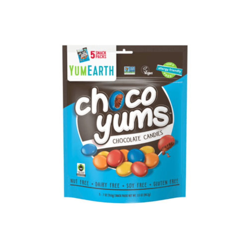 YUMEARTH: Choco Yums Chocolate Candies Snack Pack, 3.5 oz