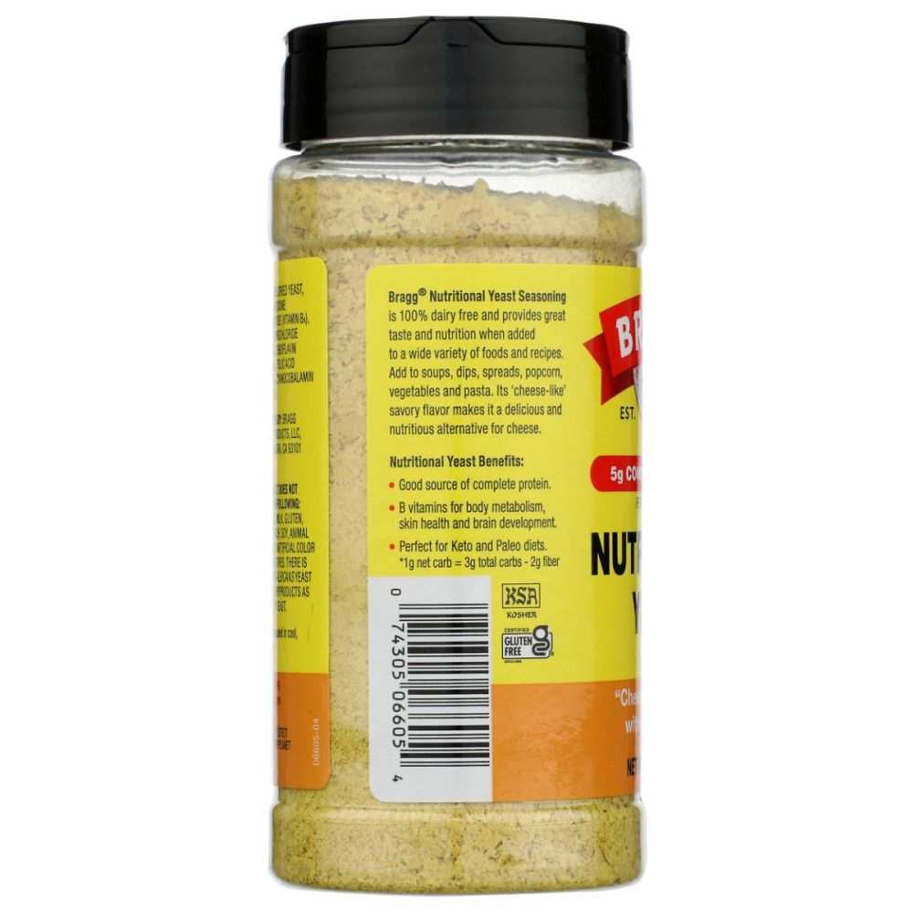 BRAGG: Nutritional Yeast Seasoning, 4.5 oz