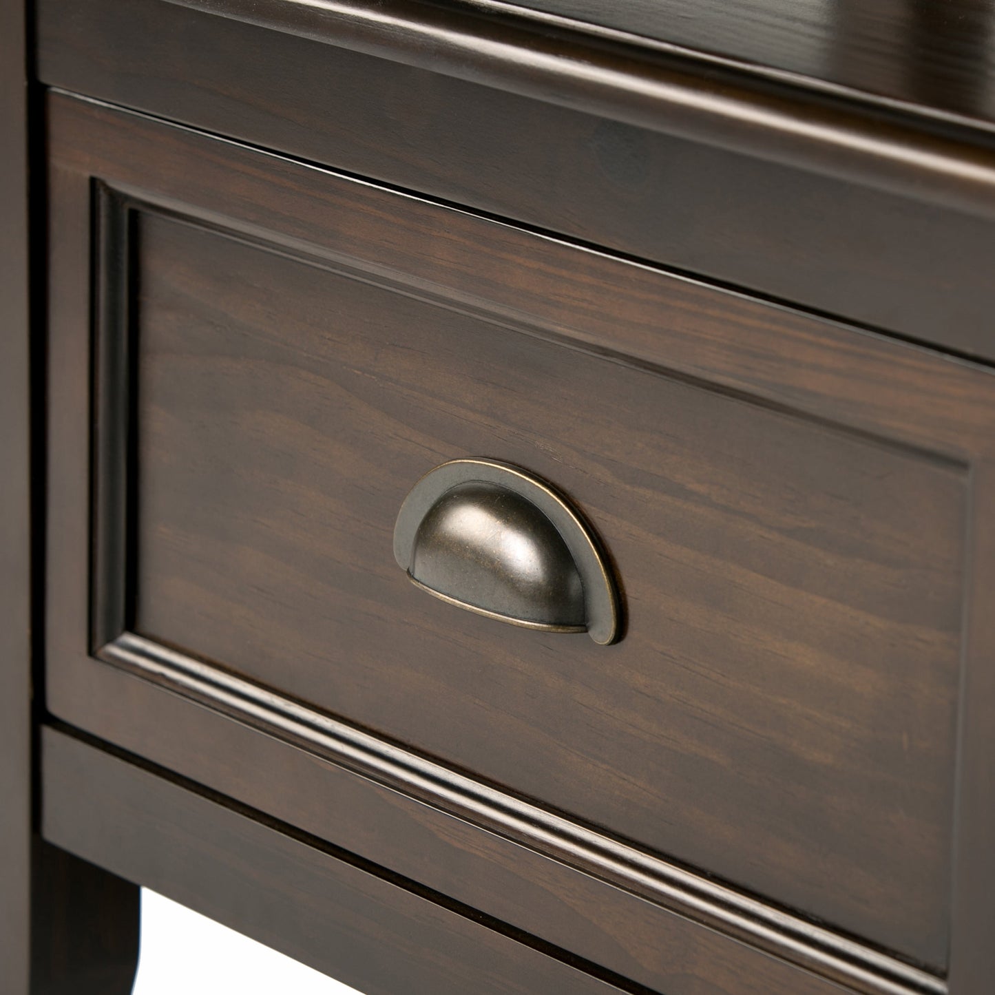 Burlington 42 Inch Wide Solid Wood Entryway Storage Bench with Drawers