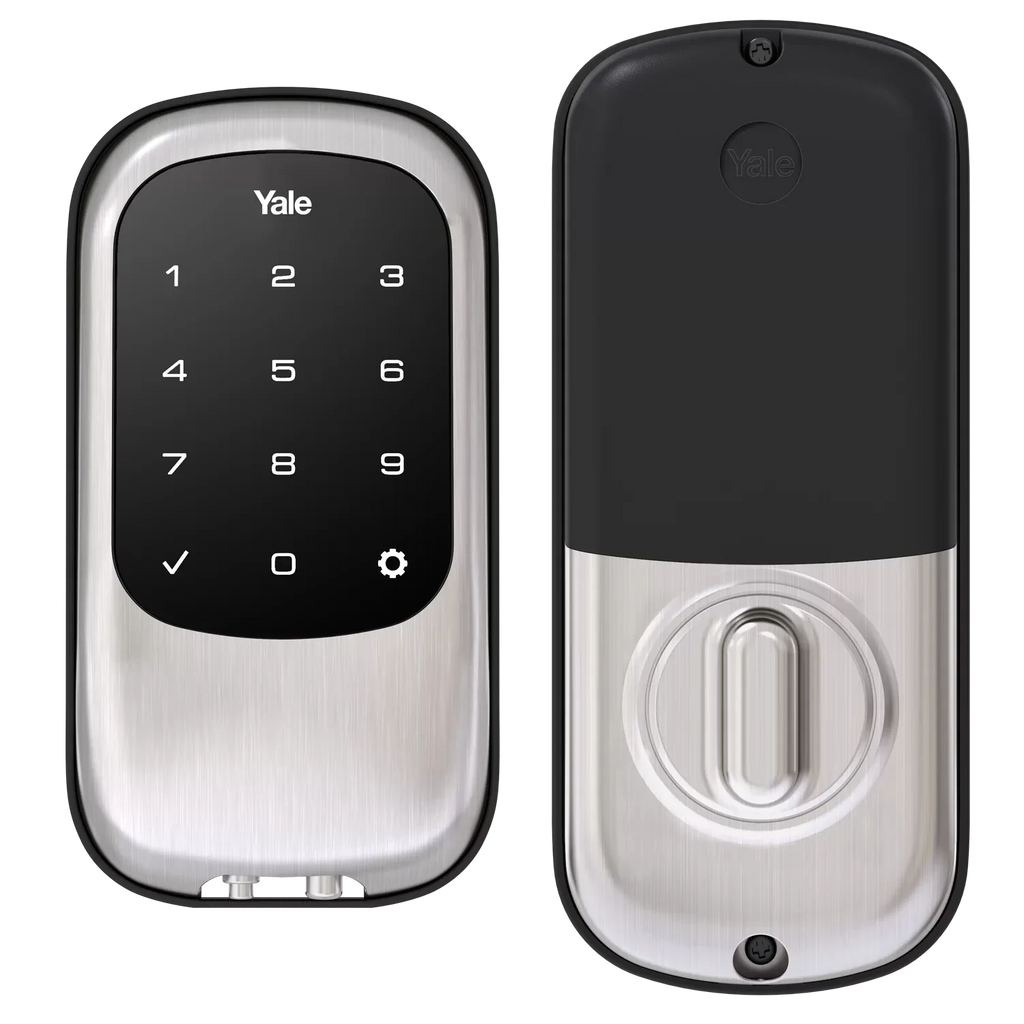 Serrure de pênes dormants autonome sans clé Yale Real Living avec écran tactile Z-Wave YRD110-ZW-605