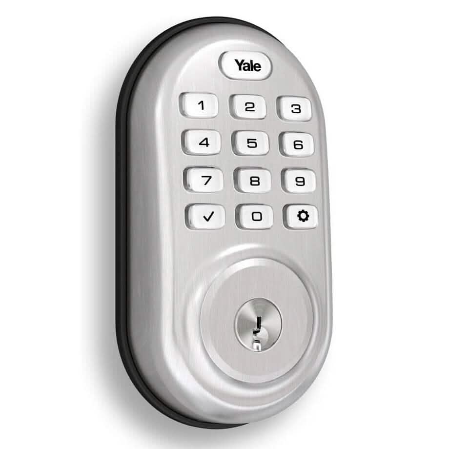 Yale Security Assure Keypad Door Lock Push Button YRD210-ZW-605