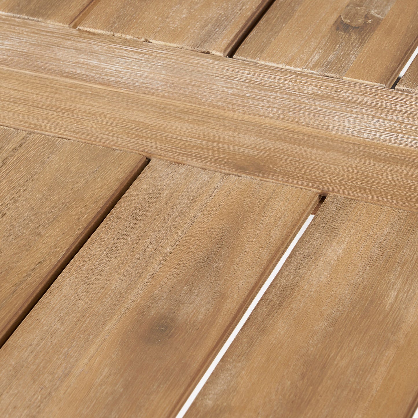 Bettina Dining Table with Slat Panel Design