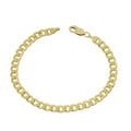 Yellow Gold Cuban, Mariner, Figaro, or Rope Bracelet Gold Filled High Polish Finish