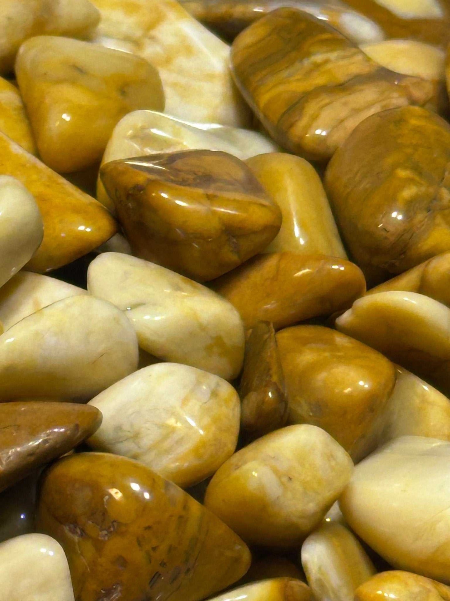 Yellow Jasper Tumbled Stone
