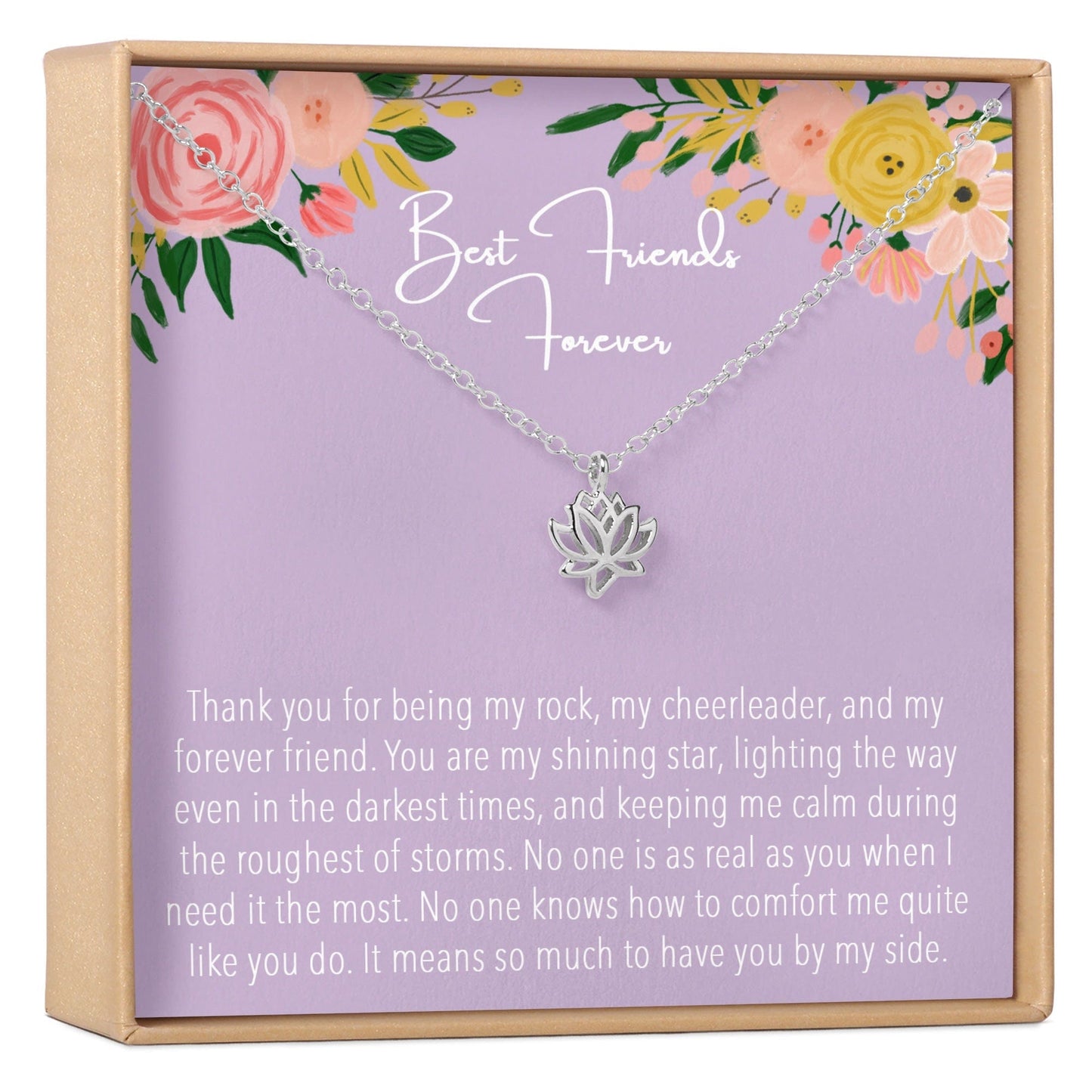 Yoga Teacher Lotus Necklace