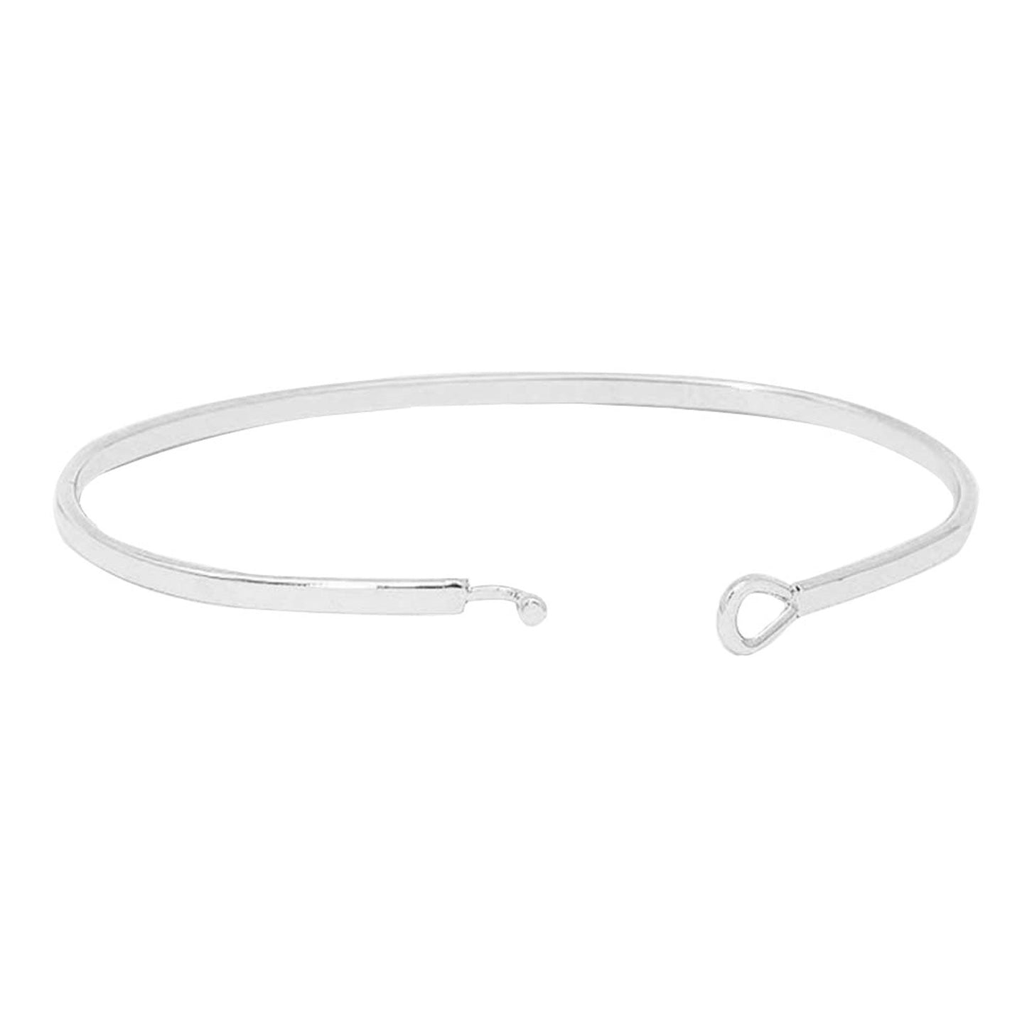 You're My Person Brass Thin Metal Hook Bracelet