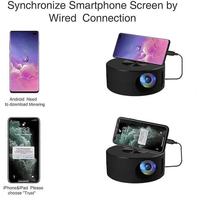 YT200 LED Projector Mini Handheld