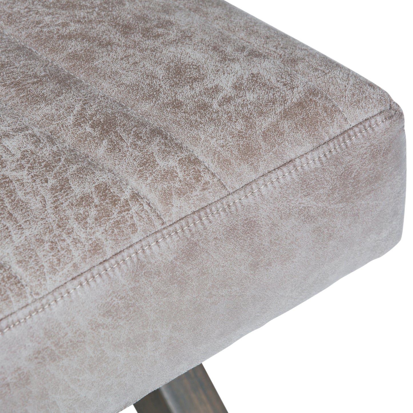 Salinger Large Ottoman Bench - Distressed