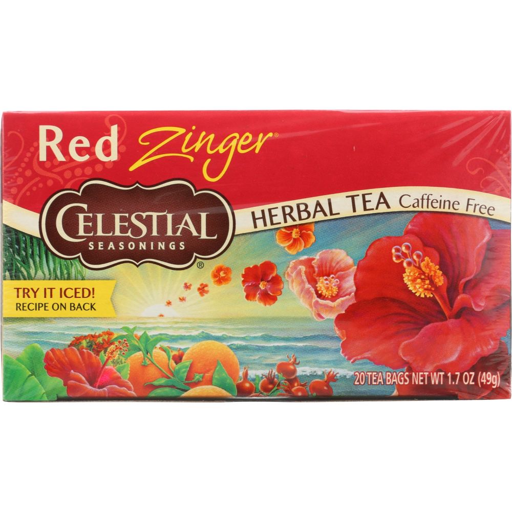 CELESTIAL SEASONINGS: Red Zinger Herbal Tea, 20 bg