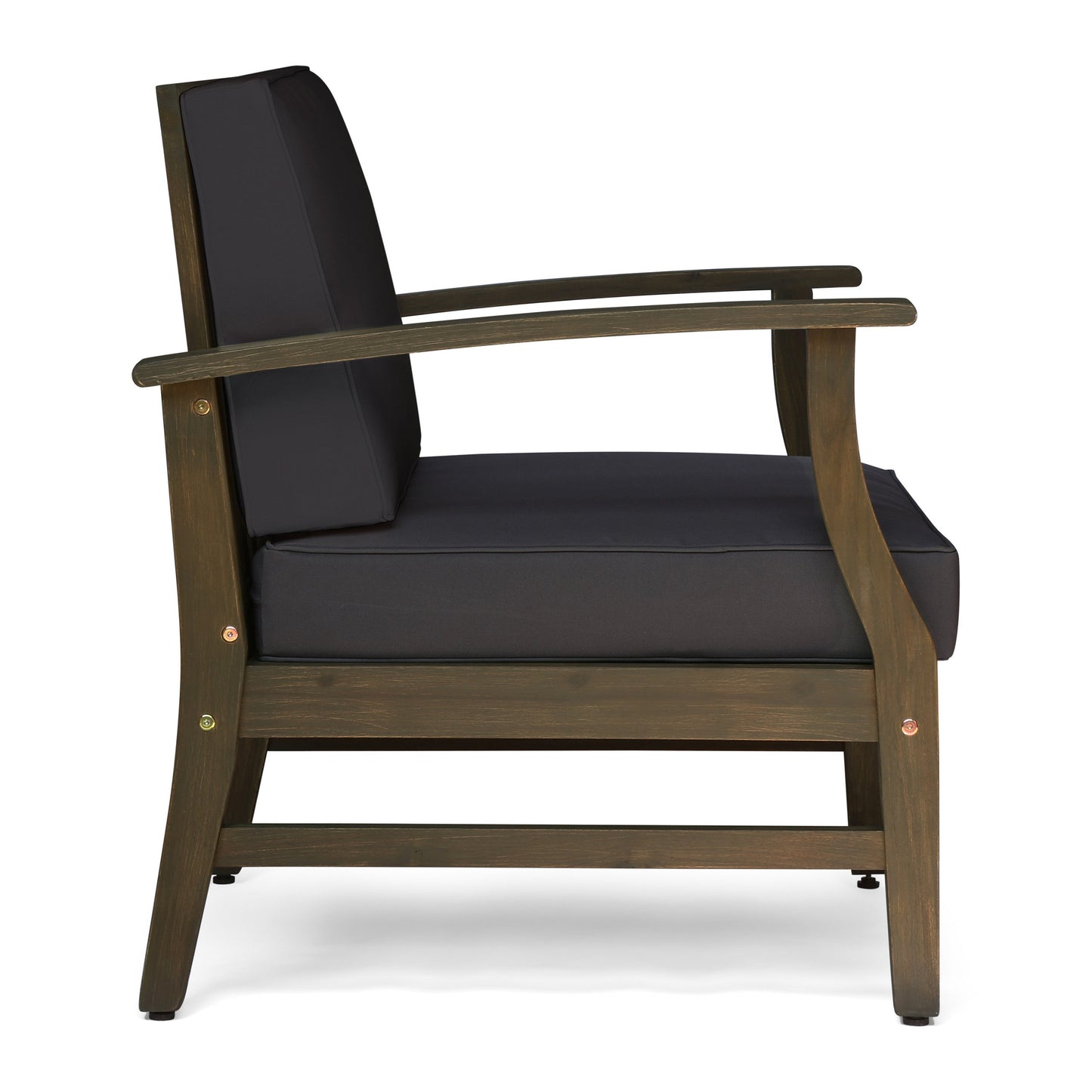 Perla Club Chairs Set of 2, Dark