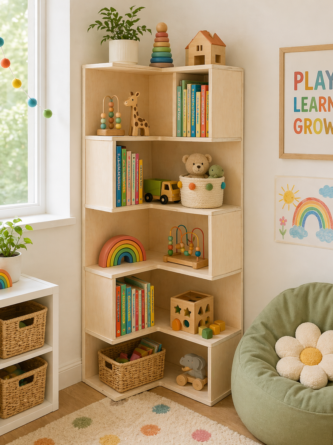 ZIGGY- Corner Shelf