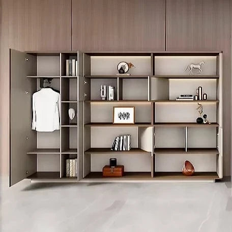 Hadwyn · Office Shelves w/ Lighting & Storage
