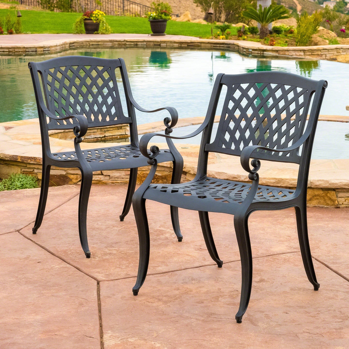 Cayman Arch Mesh I Chair Set of 2