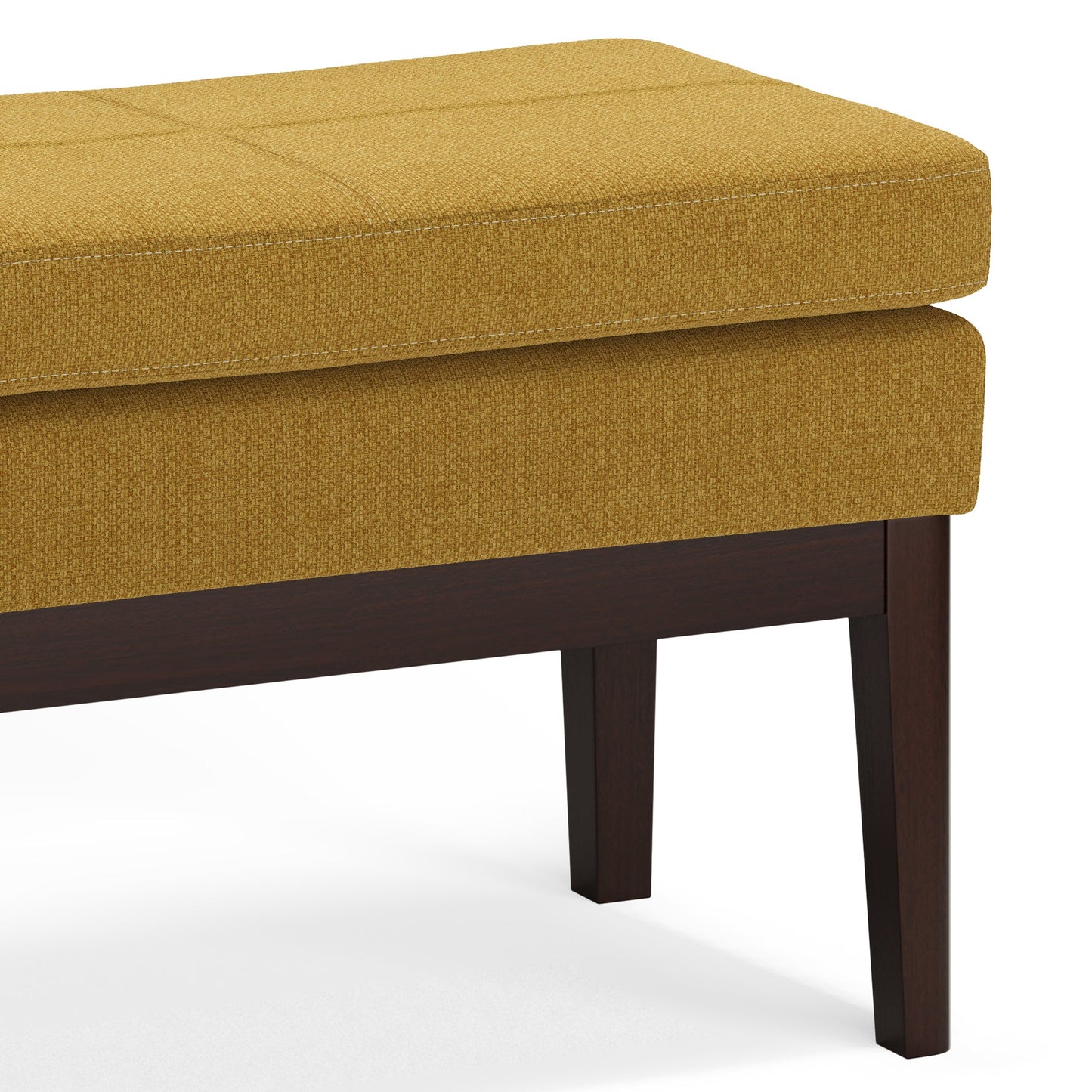 Carlson Small Ottoman Bench in Marigold