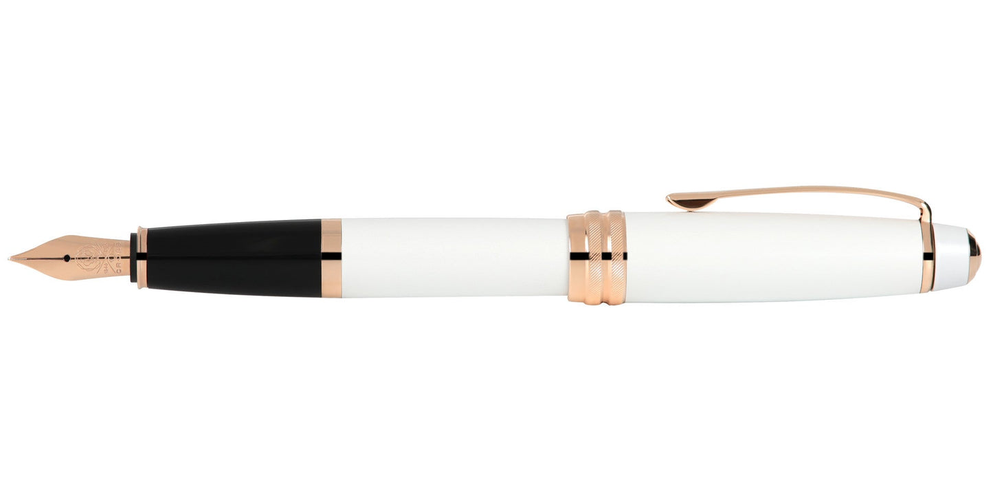Bailey™ Pearlescent White Lacquer Fountain Pen