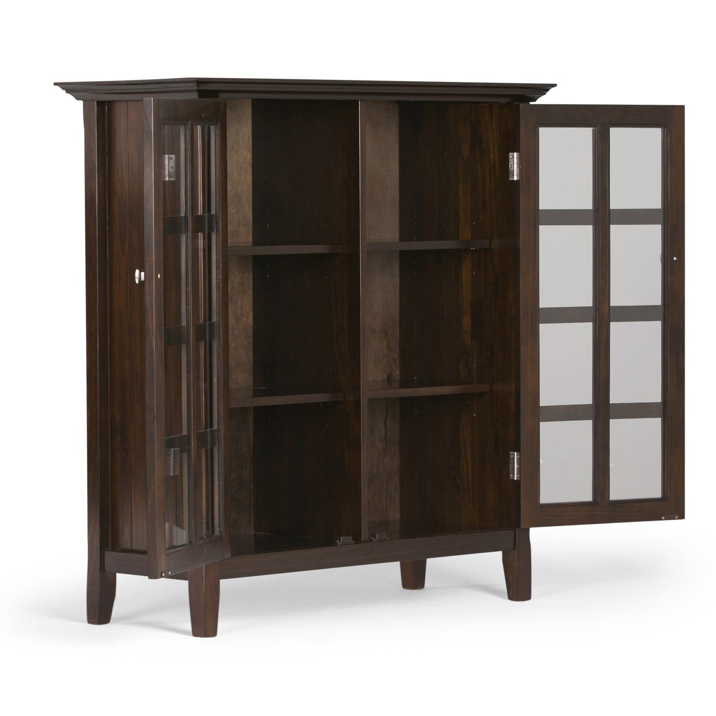 Acadian 39 Inch Wide Solid Wood Transitional Storage Cabinet