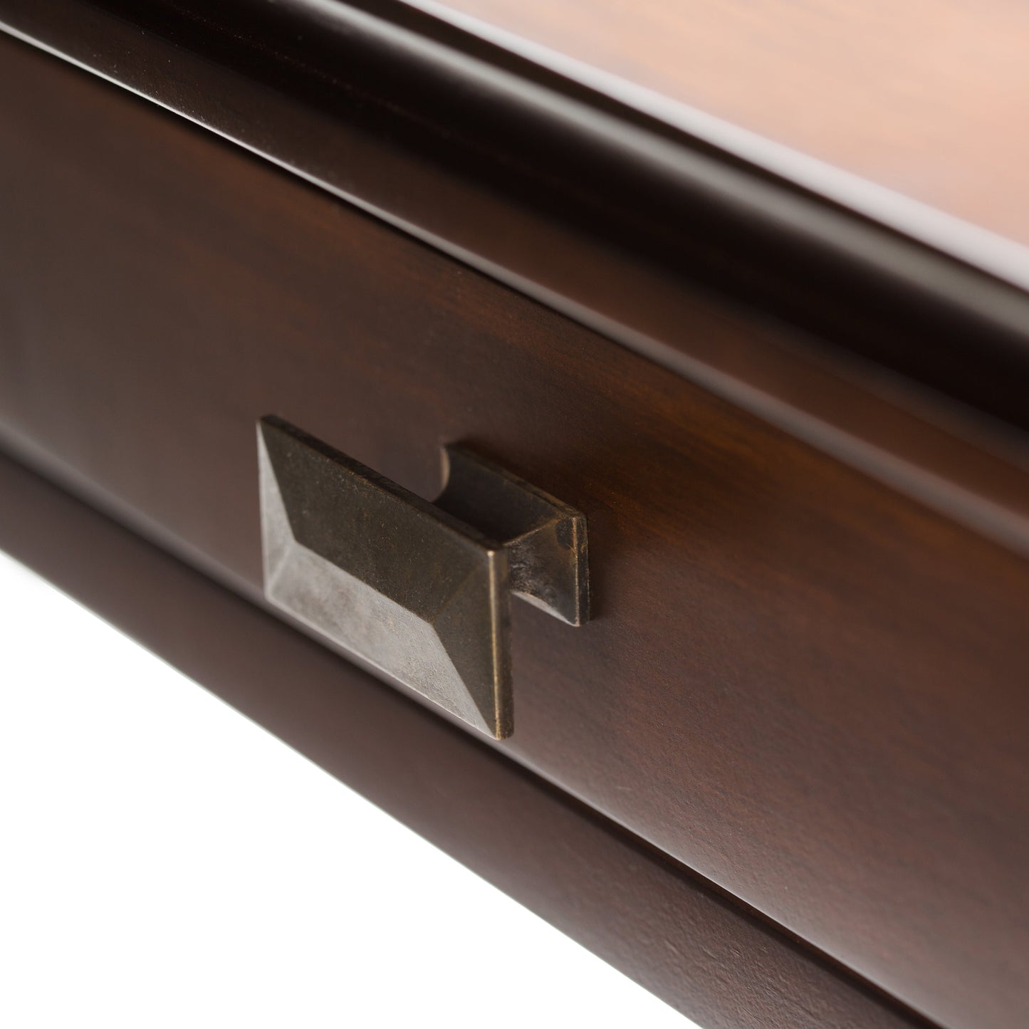 Artisan 46 Inch Wide Solid Wood Coffee Table in Russet