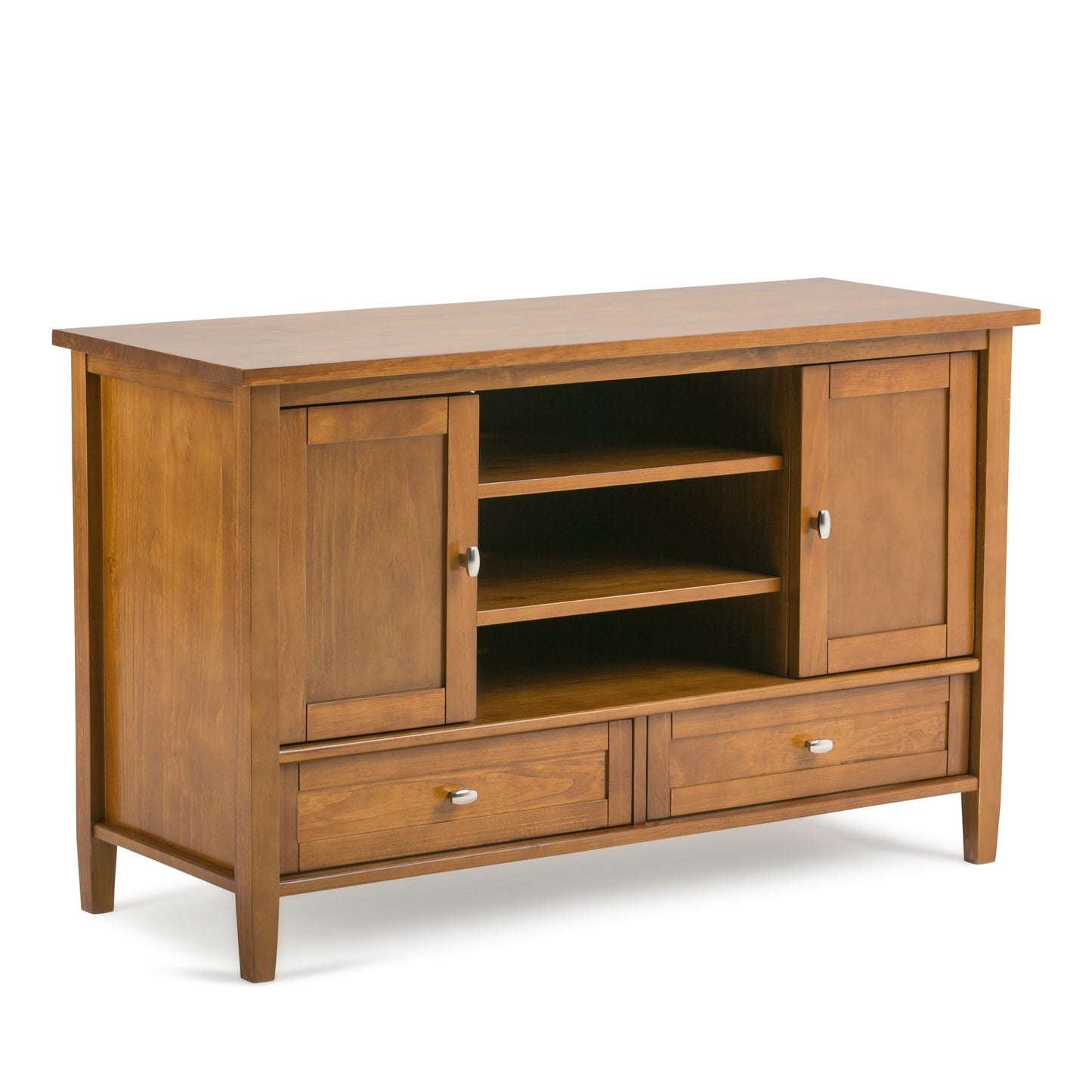 Warm Shaker 47 Inch Wide Solid Wood TV Stand